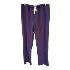 FIGS Technical Collection Pisco Navy Blue Drawstring Scrub Pants Men's Size L
